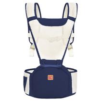 Bolsa canguru com suporte banco passear bebê até 25kg