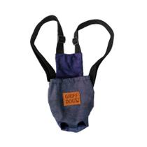 Bolsa Canguru Griff Dog para Cães e Gatos Azul - Tamanho 0
