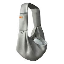 Bolsa Canguru Transporte Pet Cao Gato Animal Malha Respiravel Tira de Ombro Tecido Resistente Confortavel