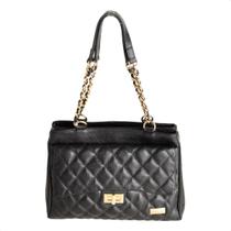 Bolsa Cannes Dm Matelassê Preto Bolsa Cannes Dm Matelassê Preto