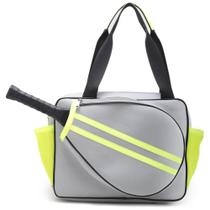 Bolsa Capa Beach Tennis Raqueteira Acolchoada Para 1 Raquete Top De Lona - Lolla Mussi