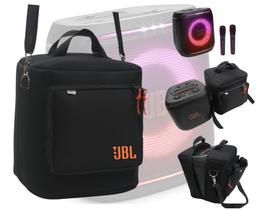 Bolsa Capa Case Com Bolso Compatível Com PartyBox Encore 2 Com Bolso P/ Microfone - Reforçada