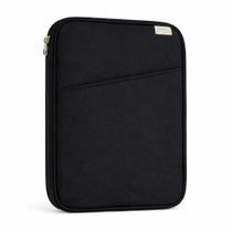 Bolsa Capa Protetora Universal para Tablet 11 a 14 Polegadas em Lona Impermeável Porta Documentos A4 com Bolsos Cor:Pr
