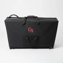 Bolsa Capa Transporte Maca Maleta Portátil C/ Rodas Preta GoldLife GL