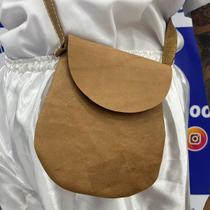 Bolsa capanga em couro natural Bolsa capanga em couro natural