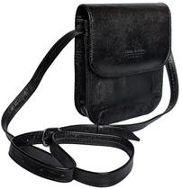 Bolsa Capanga Transversal Carteiro Masculina de Couro