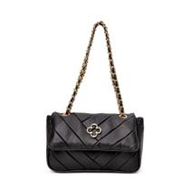 Bolsa Capodarte 4605531 em Couro Pequena Alça Dupla Corrente