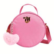 Bolsa Capricho Love Rosa 11354 Transversal Com Chaveiro