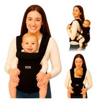 Bolsa Carregador Canguru Bebê Conforto Seguro Ergonômico Facilidade Transporte Até 25kg Aiebao