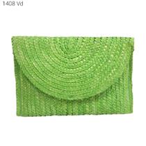 Bolsa Carteira Clutch de Mão em Palha / Ráfia 1408