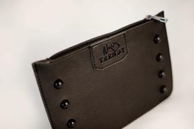 Bolsa Carteira Clutch Feminina Preta Material Sintético Zíper Bolsa Carteira Clutch Feminina Preta Material Sintético Zíper