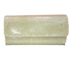 Bolsa Carteira Dourada Com Glitter Bolsinha Feminina De Mão Festa Cor Prata brilho Cor da correia de ombro Prata