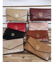 Bolsa/carteira Feminina Couro Sintética Transversal
