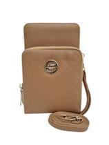 Bolsa carteira feminina porta celular transversal tiracolo