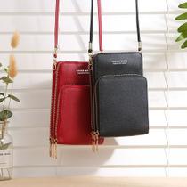 Bolsa Carteira Feminina Transversal Luxo Glamour C/ Ziper Nf