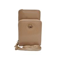 Bolsa Carteira feminina transversal verniz alça tiracolo com porta cartão e celular