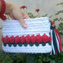 Bolsa carteira tulipas.