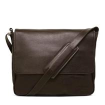 Bolsa Carteiro Masculina de Couro Renné