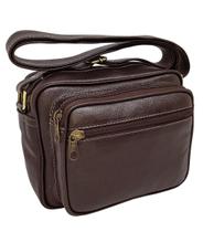Bolsa Carteiro Masculina Tiracolo De Couro Legítimo Café Bolsa Carteiro Masculina Tiracolo De Couro Legítimo Café