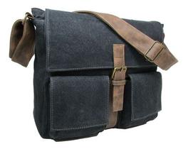 Bolsa Carteiro Pasta Lona Macia Com Mosquetão Masculino Fem