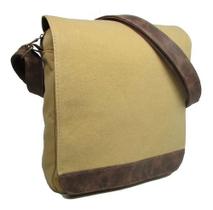Bolsa Carteiro Pasta Transversal Tiracolo Masculino Feminino em Lona