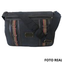 Bolsa Carteiro transversal Tiracolo Pasta Masculina De Lona