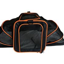 Bolsa Casa Para Pet Até 9Kg Transporte Viagem Expansível Avião Premium Cão Gato Animais Estimação