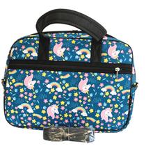 Bolsa Case Antichock Feminina Unicornio Até 15.6"