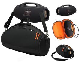 Bolsa Case Capa Para Som Boombox 4 - Com Bolso Alça Resistente Nova