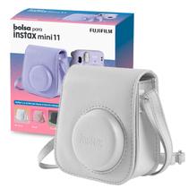 Bolsa Case De Couro Para Câmeras Instax Mini 11 - Branca