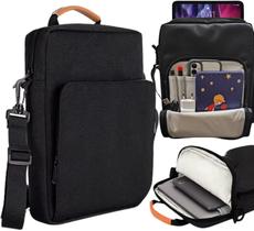 Bolsa Case Para Tablet E Notebook 11 A 13 Polegadas Alça De Ombro Removível E Ajustável Material Impermeável Bolsos Orga - WORLDWIDE