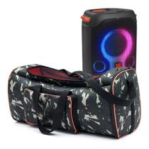Bolsa Case Partybox 110 Resistente Água Tela Bag Camuflada