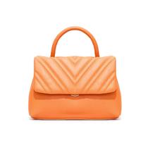 Bolsa Casual com Pesponto Chevron