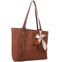 Bolsa Casual Geométrica com Alça de Ombro e Laço Bolsa Casual Geométrica com Alça de Ombro e Laço