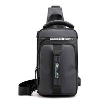 Bolsa Casual Transversal Impermeável Com Usb Bolsa Casual Transversal Impermeável Com Usb
