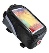 Bolsa Celular Bike com Extensor Fone Grande Preto