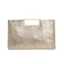 Bolsa CHARMING TAILOR Fashion PU em couro PU feminina dourada Bolsa CHARMING TAILOR Fashion PU em couro PU feminina dourada