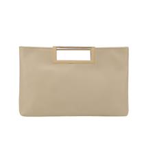 Bolsa CHARMING TAILOR Fashion PU Leather Feminina Taupe