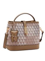 Bolsa Chenson Bege Original Monograma Tridimensional - Alça de Mão Bolsa Chenson Bege Original Monograma Tridimensional - Alça de Mão