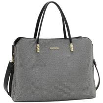 Bolsa Chenson Bem Dividida Clássica Tricompartimento 3485631 Cor:Preto