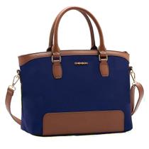 Bolsa Chenson Feminina Microfibra Mão e Transversal 3184596 Cor:Marinho