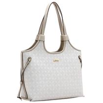 Bolsa Chenson Feminina Ombro Monograma Sacola Média 3485291 Cor:Nude Bolsa Chenson Feminina Ombro Monograma Sacola Média 3485291 Cor:Nude