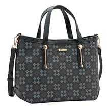 Bolsa Chenson Feminina Satchel Monograma Mão e Ombro 3485294 Cor:Preto Bolsa Chenson Feminina Satchel Monograma Mão e Ombro 3485294 Cor:Preto
