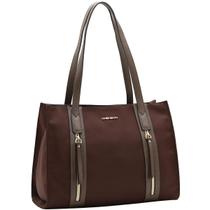 Bolsa Chenson Grande Feminina Tote Ombro Microfiber 3185450 Cor:Café
