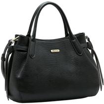 Bolsa Chenson Hobo Grande Exotic Grace Feminina 3485687 Cor:Preto