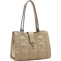 Bolsa Chenson Matelassê Soft Glam Ombro Feminina 3485681 Cor:Natural