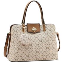 Bolsa Chenson Média Satchel Mão Monograma Elegance 3485500 Cor:Bege
