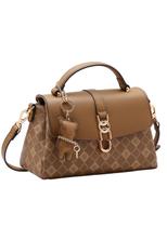 Bolsa Chenson Monograma Elemento Grafico Alça Transversal - Natural Bolsa Chenson Monograma Elemento Grafico Alça Transversal - Natural