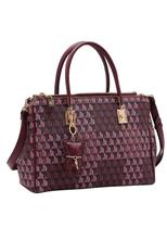 Bolsa Chenson - Monograma tridimensional - Alça de Mão Vinho