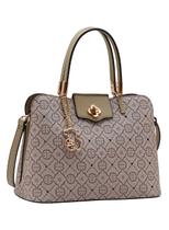 Bolsa Chenson Natural Alça de Mão Classic Cristal
